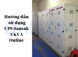 Hướng dẫn sử dụng UPS Santak 3 KVA Online